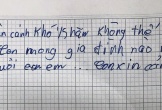 Bé gái bị bỏ rơi ven đường ở Đồng Nai kèm thư 'khó khăn không thể nuôi con'