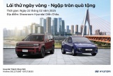 Chương trình lái thử 'Ngày vàng - Ngập tràn quà tặng' của Hyundai Vinh tại chi nhánh Diễn Châu