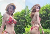 Cựu hot girl Elly Trần tái xuất với màn khoe body 