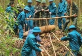 Nghệ An: Tiêu hủy thành công quả bom 'khủng' còn nguyên kíp nổ