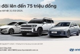 'Ưu đãi lên đến 75 triệu đồng – Cơ hội vàng cho người mua xe' cùng Hyundai Vinh