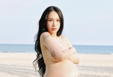 Gu ăn mặc sexy trong 4 lần mang thai của con gái Minh Nhựa
