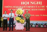 Giám đốc Công an tỉnh Tây Ninh được thăng cấp bậc hàm Thiếu tướng