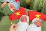 Cặp sinh đôi ở Nghệ An chào đời đúng ngày 30/4, bố mẹ đặt cho cái tên 