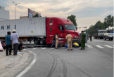 Đi bệnh viện thăm con gái sinh con, người đàn ông bị xe container cán tử vong