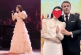 Nữ ca sĩ được chụp ảnh, hát chào mừng Tổng thống Pháp đến Việt Nam là ai?