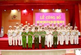 Công an tỉnh Nghệ An: Công bố quyết định thăng cấp bậc hàm, nâng lương năm 2025