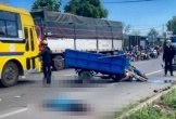 Lấn làn vượt ẩu, tài xế xe ba gác bị xe ben tông tử vong