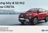 Hyundai Vinh tổ chức sự kiện trưng bày và lái thử New Creta 2025 tại Diễn Châu