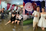 Cô dâu Huế khóc nức nở vì khách lội nước lũ bì bõm đến dự đám cưới