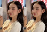 Hương Liên lộ diện ngoài đời sau đám hỏi với chồng thiếu gia