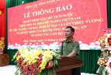 Thăng hàm thiếu tướng cho giám đốc Công an Ninh Thuận, điều động nhận công tác tại Lào
