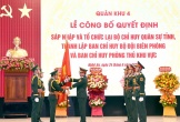 Quân khu 4: Công bố Quyết định sáp nhập và tổ chức lực lượng
