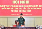 Bộ Chỉ huy Quân sự tỉnh quán triệt, triển khai công tác sắp xếp, điều chỉnh tổ chức cơ quan quân sự địa phương