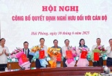Chủ tịch Hải Phòng Nguyễn Văn Tùng và 5 cán bộ chủ chốt nghỉ hưu trước tuổi