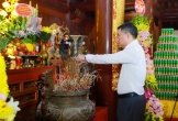 Trưởng Ban Tổ chức Trung ương Lê Minh Hưng tưởng niệm các Anh hùng liệt sĩ tại Nghệ An