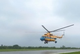 Trực thăng Trung đoàn Không quân 916 cất cánh vào miền Trung chống lũ