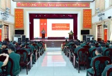 Bộ Chỉ huy Quân sự tỉnh tổ chức Lễ phát động đợt thi đua cao điểm với chủ đề “Phất cao cờ hồng tháng Tám - Thi đua giành 3 nhất”