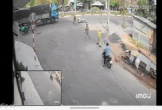 Clip người đàn ông tấn công CSGT sau khi gây tai nạn rồi bỏ trốn
