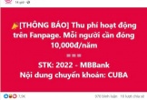 Hàng loạt fanpage 'thu phí hoạt động' để ủng hộ Cuba