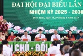 Đồng chí Nguyễn Xuân Thắng dự Đại hội Đảng bộ xã Bích Hào, Nghệ An