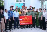 Đoàn công tác Bộ Công an kiểm tra công tác khắc phục hậu quả cơn bão số 5 ở tỉnh Nghệ An