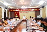 Thường trực Tỉnh ủy giao ban khối Nội chính tháng 8/2025