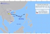 Bão số 6 suy yếu thành áp thấp nhiệt đới trên đất liền