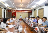 Chủ nhiệm Ủy ban Kiểm tra Tỉnh ủy Phạm Trọng Hoàng chủ trì duyệt nội dung Đại hội Đảng bộ các xã: Mường Típ, Hữu Kiệm, Na Loi