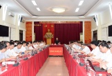 Phó Bí thư Tỉnh ủy Võ Thị Minh Sinh chủ trì duyệt nội dung Đại hội Đảng bộ các xã: Nghi Lộc, Phúc Lộc, Đông Lộc, Trung Lộc, Thần Lĩnh, Hải Lộc, Văn Kiều