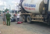 Xe máy va chạm xe trộn bê tông, người phụ nữ tử vong tại chỗ