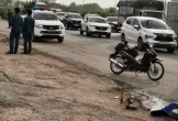 Xe ben cán tử vong người phụ nữ rồi bỏ trốn