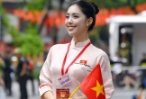 Á hậu Châu Anh được thăng quân hàm