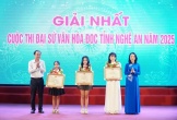 Gần 165.000 bài dự thi Đại sứ Văn hóa đọc tỉnh Nghệ An năm 2025
