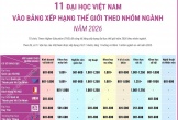 11 đại học Việt Nam vào bảng xếp hạng thế giới theo nhóm ngành