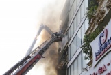 Cứu 2 người mắc kẹt trong đám cháy tiệm Spa cao 5 tầng