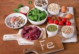 Thực phẩm giàu sắt cho trẻ