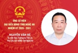 Tiểu sử đồng chí Nguyễn Văn Đệ - ứng cử viên đại biểu HĐND tỉnh Nghệ An nhiệm kỳ 2026 - 2031