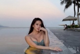 Thiều Bảo Trâm khoe eo thon, chân dài khi nghỉ dưỡng đầu Xuân