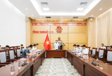 Họp rà soát quy trình, thủ tục triển khai thực hiện bồi thường, tái định cư dự án đường sắt tốc độ cao trục Bắc – Nam qua tỉnh Nghệ An