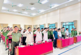 Nghệ An: Công bố quyết định thăng cấp bậc hàm cho Trưởng Công an một số xã