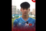 Tiền đạo Văn Dương của U17 Việt Nam đá bóng hay, đẹp trai, trả lời phỏng vấn 'rất mượt'