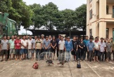 Cảnh sát dùng flycam theo dõi, tạm giữ 31 người tại trường gà ở Tây Nguyên 