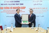 Lễ trao Huân chương của Nhà nước Palestine truy tặng Đại tướng Võ Nguyên Giáp