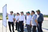 Phó Chủ tịch UBND tỉnh Thái Văn Thành kiểm tra một số dự án trọng điểm tại các xã, phường: Đông Hiếu, Quỳnh Anh, Quỳnh Mai