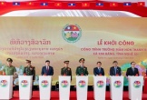 Đoàn đại biểu hai nước Việt Nam - Lào dự Lễ khởi công trường mầm non tại Nghệ An