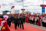 Đại tướng Phan Văn Giang dự các hoạt động Giao lưu quốc phòng biên giới tại Lào