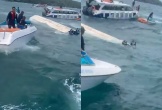 Hiện trường vụ lật ca nô chở hơn 30 khách du lịch ở Phú Quốc, nhiều người thương vong