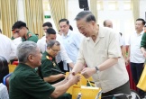 Tổng Bí thư, Chủ tịch nước Tô Lâm thăm, tặng quà các thương binh, bệnh binh