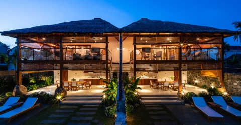 “Mê mẩn” biệt thự mái lá đẹp như tranh vẽ tại Quảng Nam